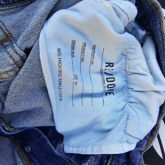 RE/DONE 90's High Rise Ankle Crop - Picture 6 of 7